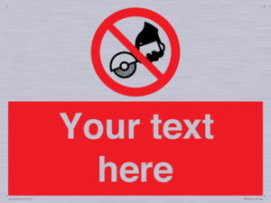 Custom Do not use with hand held grinding machine